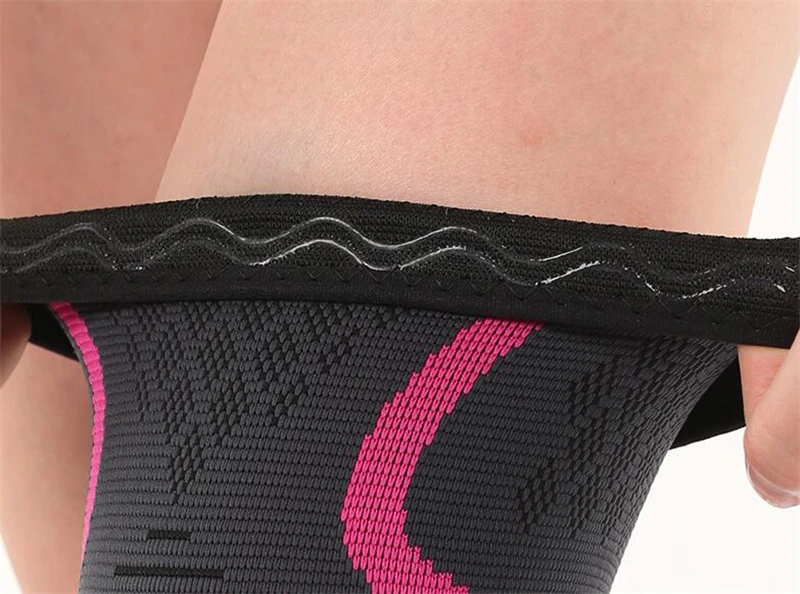 

1PCS Fitness Running Cycling Knee Support Braces Elastic Nylon Sport Compression Knee Pad Sleeve for Basketball Volleyball