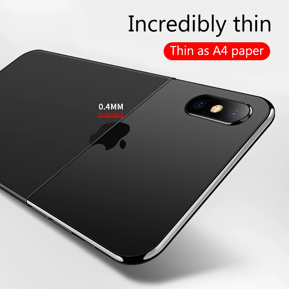 Ультратонкий матовый чехол OLAF для iPhone 7 8 6 6s Plus жесткий прозрачный из поликарбоната X защитный