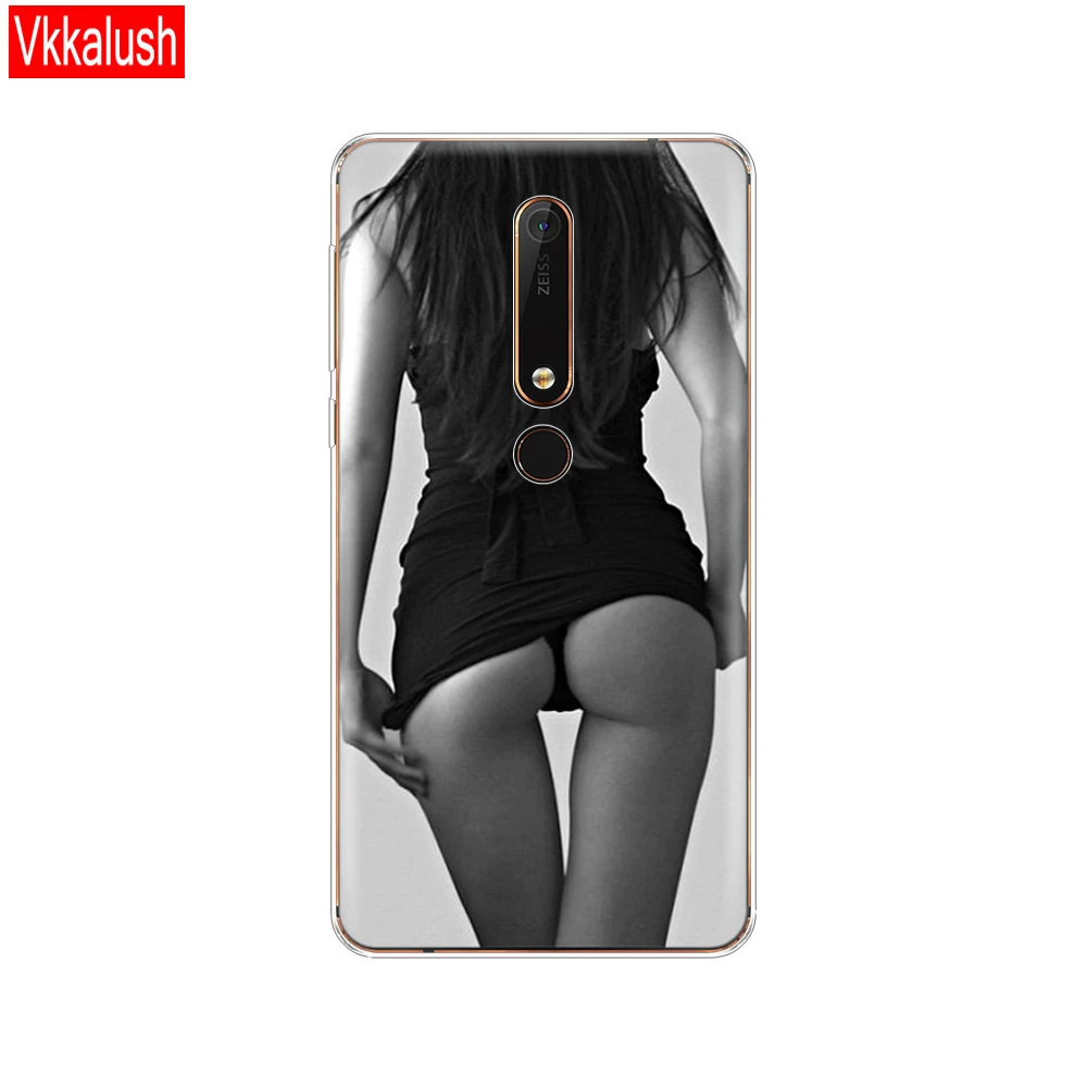 80069 Силиконовый чехол-накладка для Nokia 6, 6,1, 7 Plus, 8, 9, Nokia 6, 2018X5X6, чехол из мягкого ТПУ для задней панели телефона, защитный чехол-бампер - Цвет: 80069