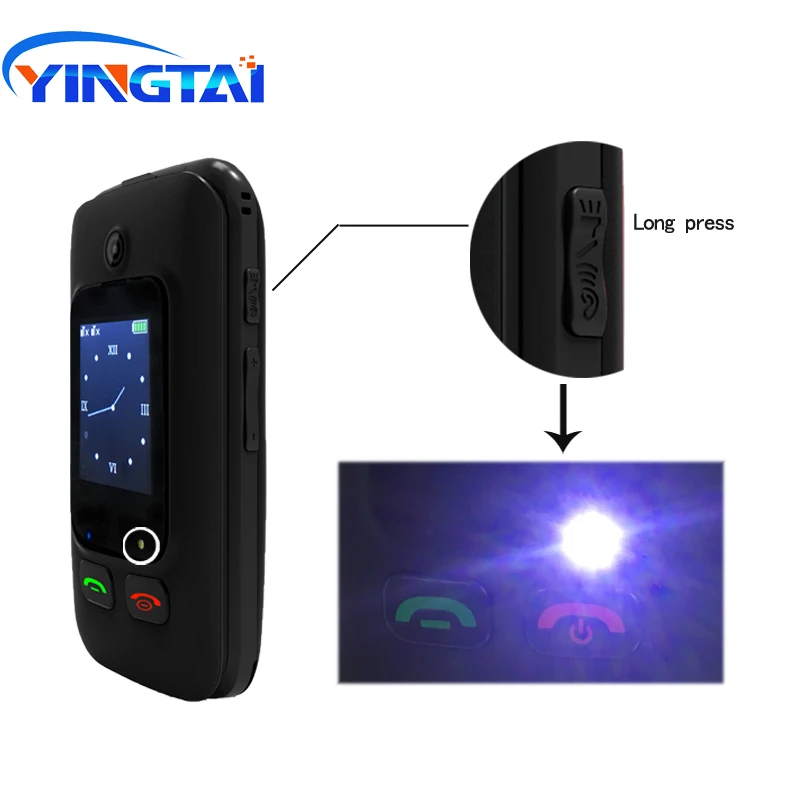 Оригинальный YINGTAI T22 3G MTK6276 GPRS MMS Большой кнопочный телефон для пожилых с двумя SIM