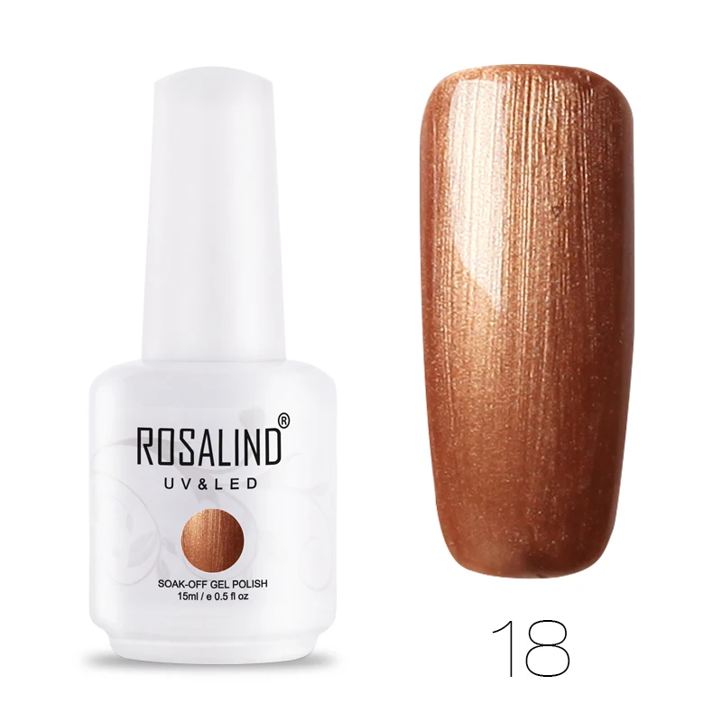 RH18 ROSALIND Гель-лак для ногтей Набор для маникюрный лак Vernis полуперманентный УФ все для ногтей искусство основа грунтовка Гель-лак верхнее покрытие - Цвет: RH18