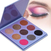 delanci 9 color matte shimmer pigment eyeshadow palette professional women cosmetic makeup neutral beauty eye shadow powder