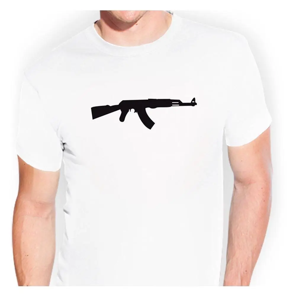 Наклейка на футболку AK-47 Kalaschnikow AK47 - tsf0294 | Мужская одежда