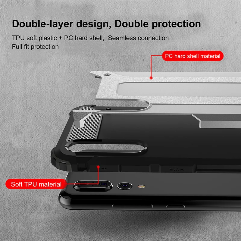 Coque For Huawei P20 Lite Case Protection Armor Cover On P 20 Pro Plus Hard Hybrid PC P20lite / Nova 3e Phone Bags | Мобильные