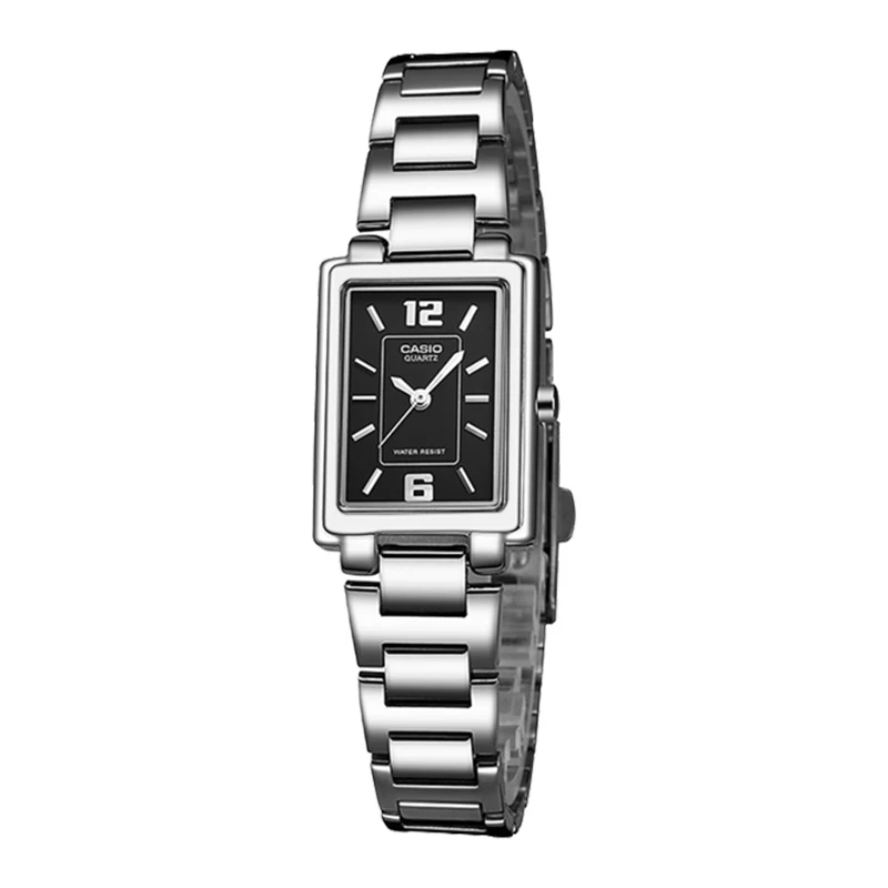 Casio Часы Для женщин Элитный бренд часы Кварцевые наручные часы модные Повседневное полный Сталь Часы Relogio feminino LTP-1238D-7A