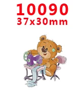 10090 30 шт. Герой мультфильма плоское украшение из смолы PR 9919 - Цвет: 10090