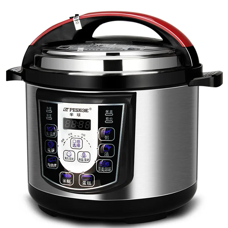 8-в-1 Давление Плита 800W 200 V/50Hz Crockpots Электрический Плита паровой автоклав для тушеного мяса автоклав для гребли