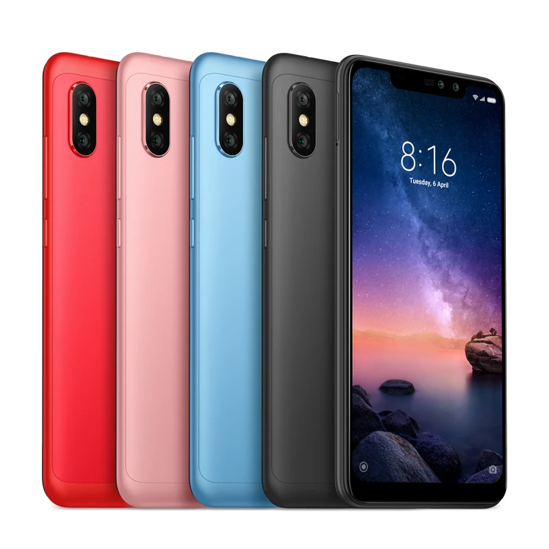 Глобальная версия Xiaomi Redmi Note 6 Pro 3GB 32GB 26 "19:9 полный экран 1080P двойная камера