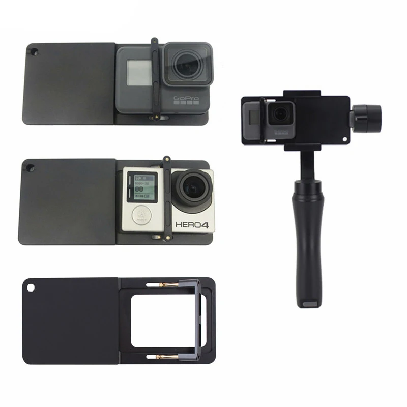 Gopro аксессуары адаптер переключатель Монтажная пластина для GoPro Hero 3 + 4 5 6 Yi 4k Экшн