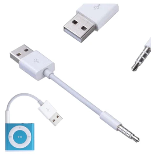 Для iPod Shufle 3 го 4 5 поколения USB кабель для синхронизации данных|Кабели передачи
