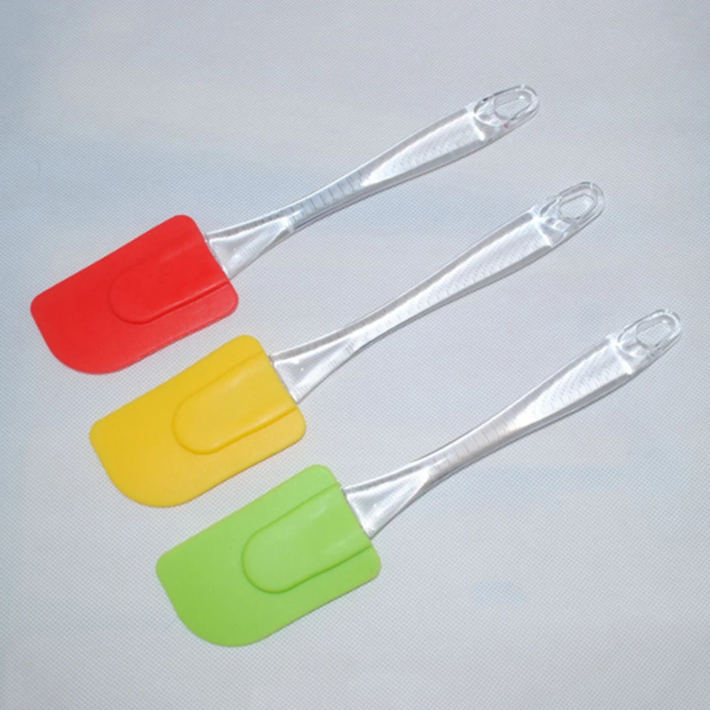 

Resistance High temperature Food-grade silicone spatula Cake scraper baking cream blade Brush