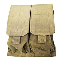 Открытый тактический M4 M16 5,56 мм MOLLE PALS двойной стек винтовки журнал маг откидной мешок страйкбол Пейнтбол Стрельба Molle патроны сумка - Цвет: Tan