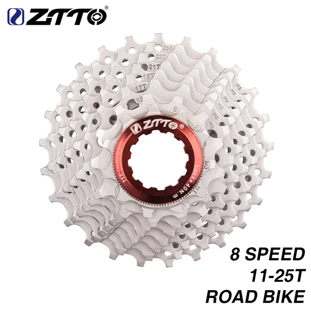 ZTTO Racefiets Fietsonderdelen 8 s 16 s 24 s скоростная кассета Tandwiel 11-25 t Совместимость для Onderdelen 2400 2300 Клариса