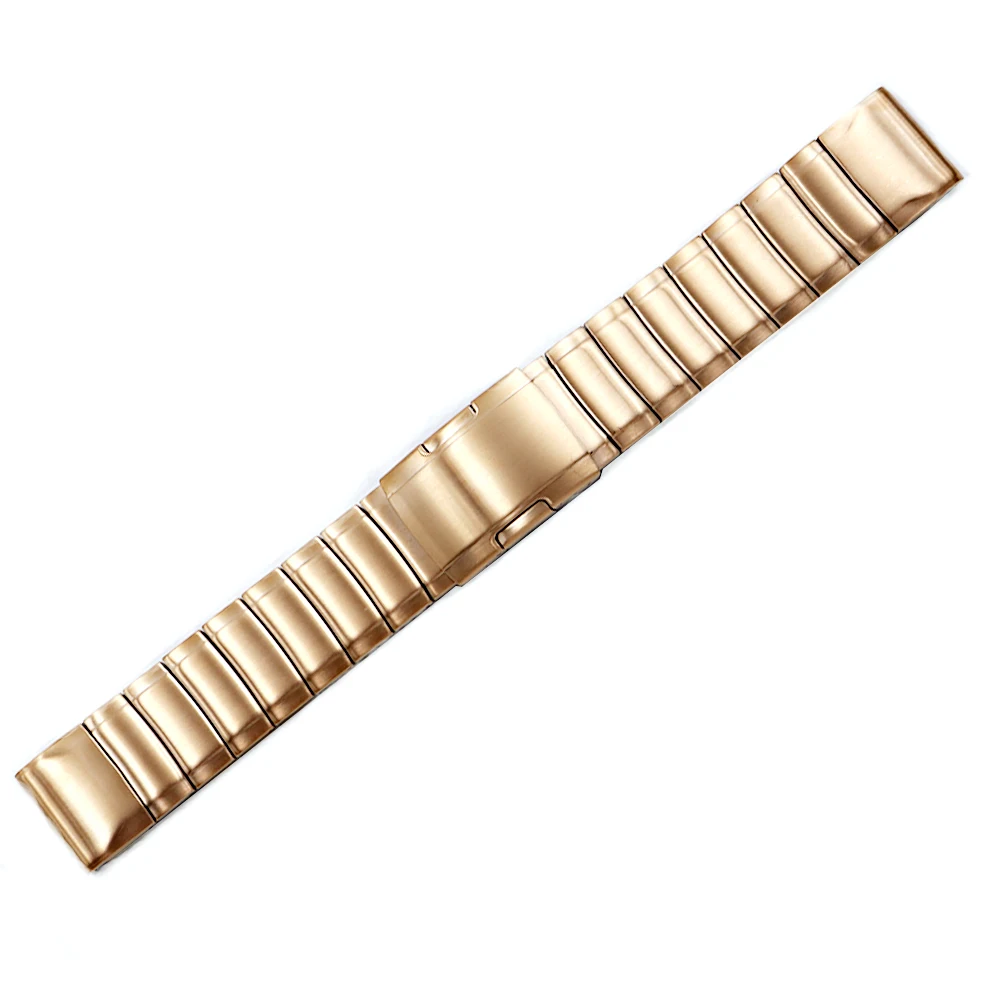 CARLYWET 20 22 26mm 316L Stainless Steel Easy Quick Install Replacement Watch Bands Bracelets Straps For Garmin Fenix 3/5/5X/5S