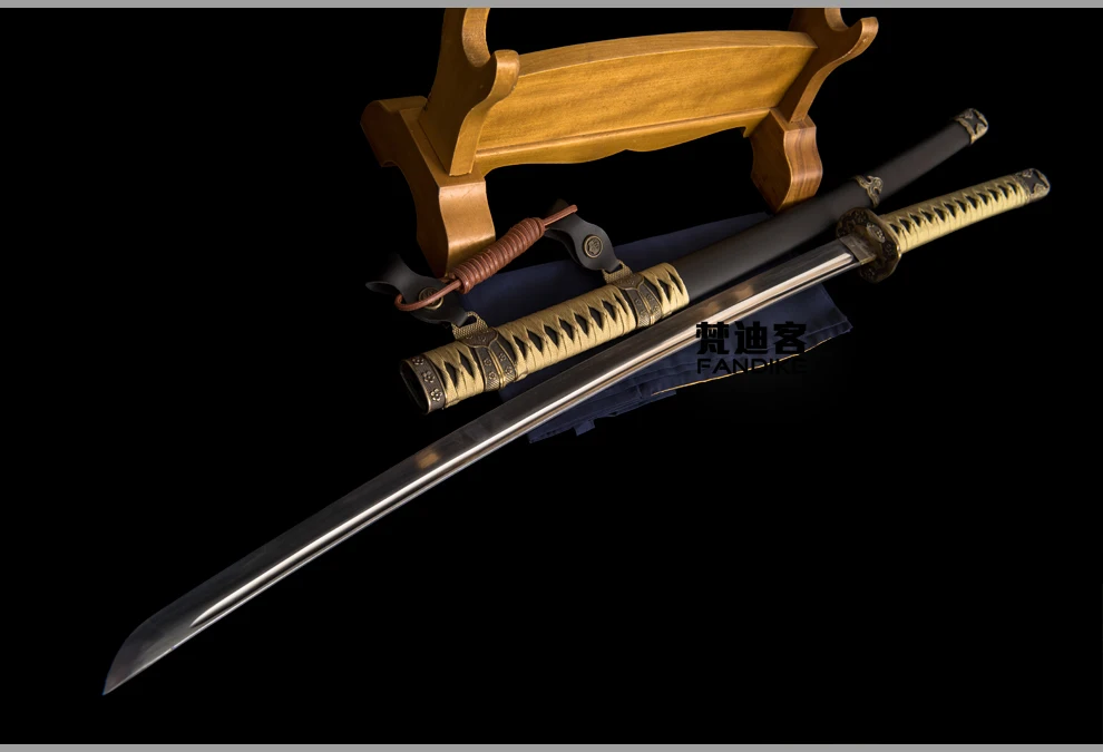 Handmade Japanese officer saber Samurai Katana Sword Full Tang Tachi Very Sharp Steel Blade | Дом и сад