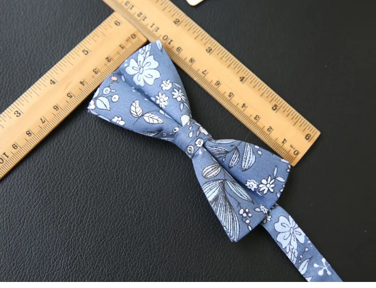 Мужской Хлопковый галстук-бабочка с цветочным принтом | Аксессуары для одежды