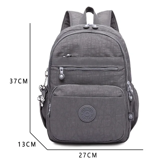 gray Mini Backpack Female School Backpack Mochila Women Backpacks Waterproof School Bags For Teenage Girls Laptop Bagpack Sac A Dos - Цвет: gray