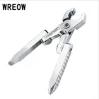 1 шт. многофункциональные карманные плоскогубцы, портативные мини складные плоскогубцы, зажим для ключей, походный инструмент для ремонта кемпинга, многофункциональный инструмент