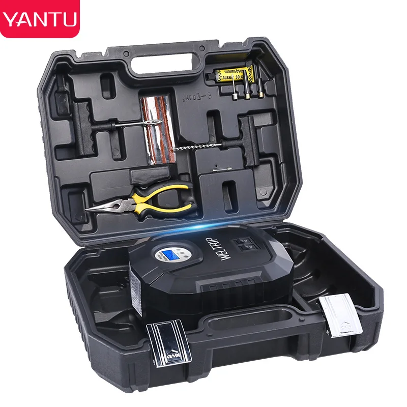 Цифровой воздушный компрессор цифровой автомобильный мини насос шинный