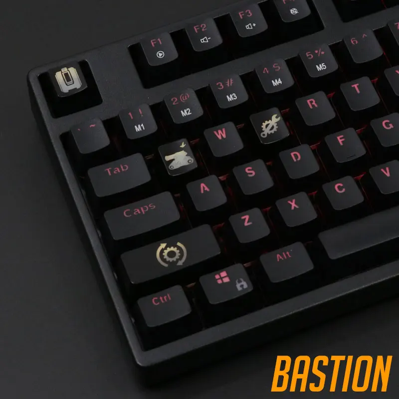 [Keycaps] 4 клавиши Overwatch gamer theme keysets подсветка OW keycaps ABS etched Keycap shine-сквозная для механической клавиатуры ANS