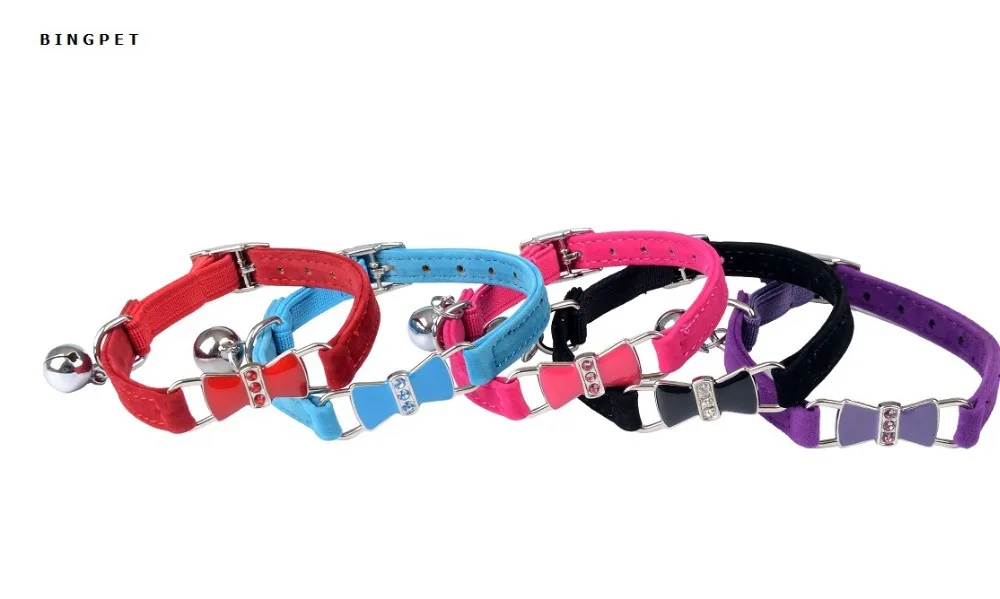 Товары для домашних животных модный шикарный бархатный дизайн котенок галстук