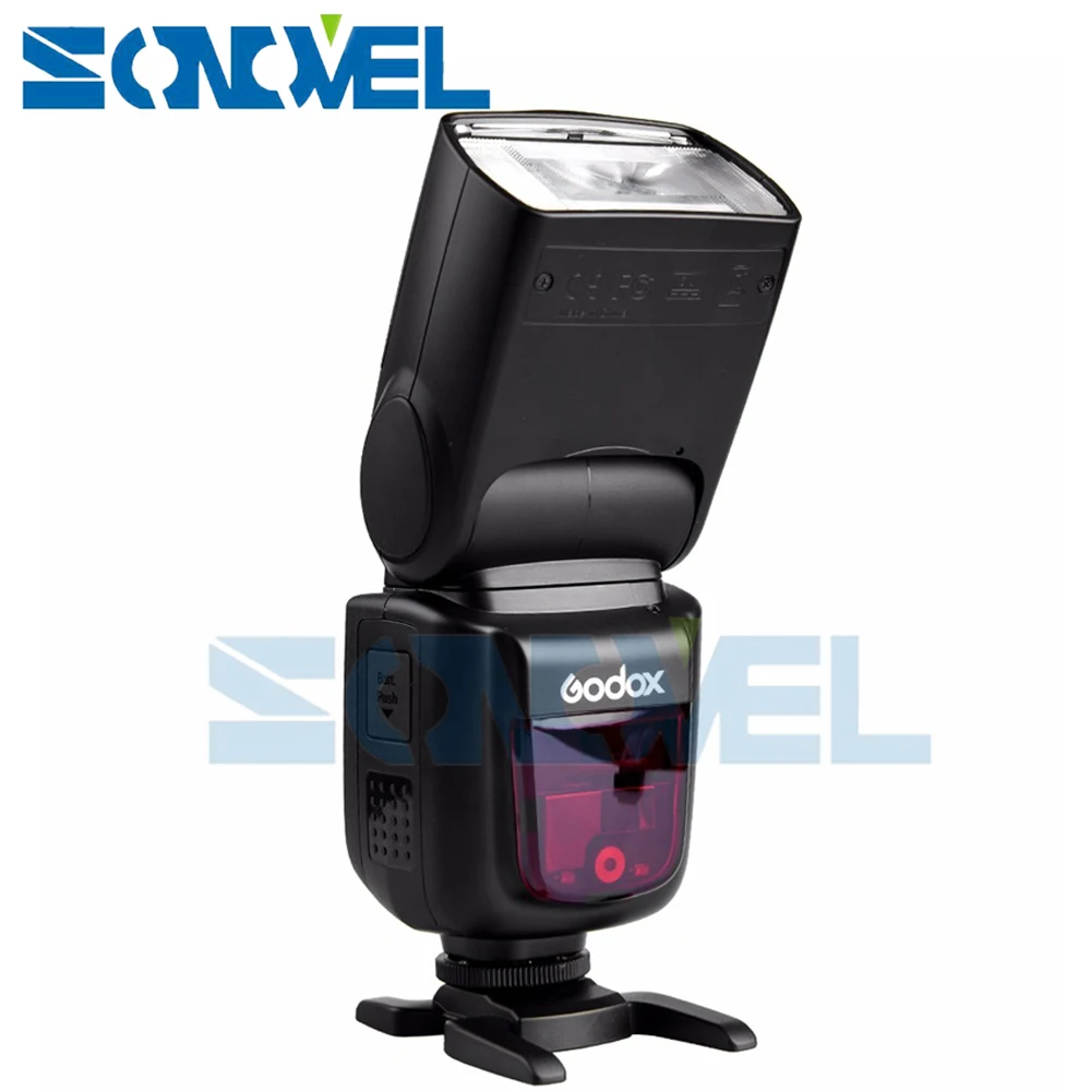 Вспышка Godox для вспышки Speedlite GN60 HSS 1/8000s + беспроводной передатчик и отражатель
