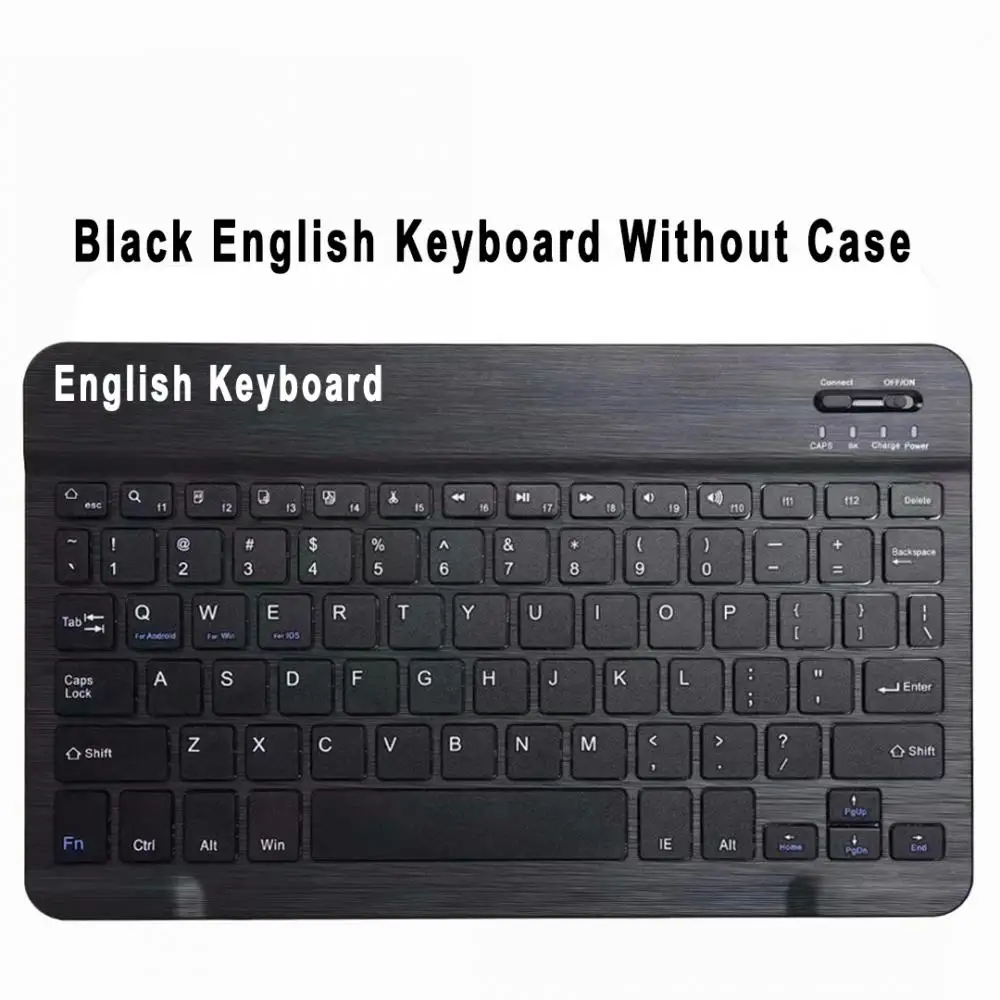 Keyboard No Case Для huawei MediaPad T5 10 Клавиатура чехол 10,1 дюймов AGS2-W09 AGS2-L09 AGS2-L03 Тонкий Bluetooth клавиатура кожаный чехол Funda - Цвет: Keyboard No Case