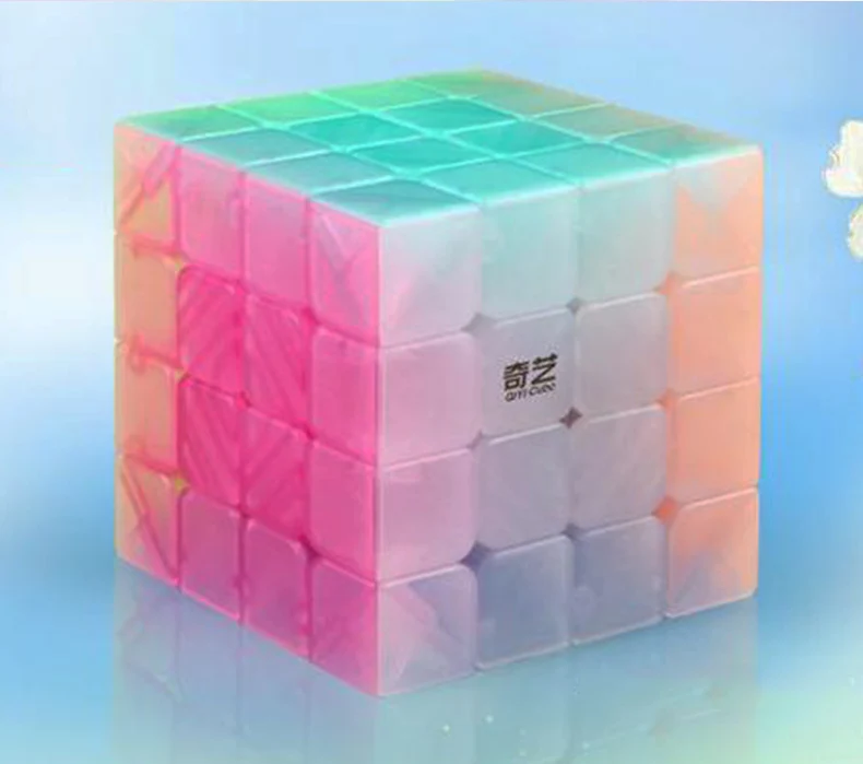 QiYi 2x2 3x3 4x4 5x5 Желейный кубик дизайн скоростной кубик головоломка магический куб база Cubo Magico Развивающие игрушки для детей