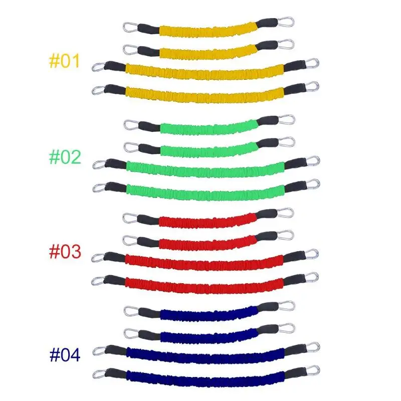 12Pcs Slimming Resistance Bands Rubber Band Stretch Training Physical Therapy Belt Gym Workout Elastic Pull Rope | Красота и здоровье
