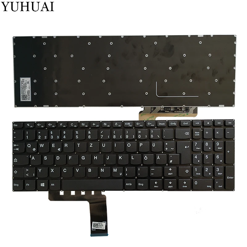 Новая клавиатура GR для Lenovo IdeaPad 310-15 310-15ABR 310-15IAP 310-15ISK 310-15IKB немецкая черная |
