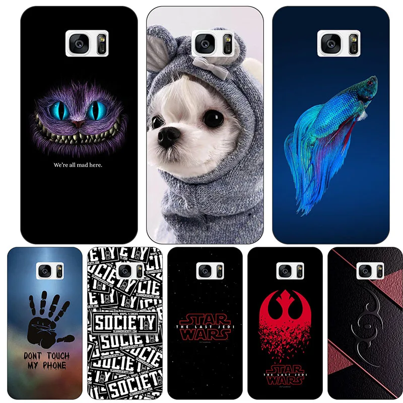 Милый Модный цветочный чехол для Samsung Galaxy S6 G9200 G920F Edge G9250 Plus G9280 с рисунком телефона