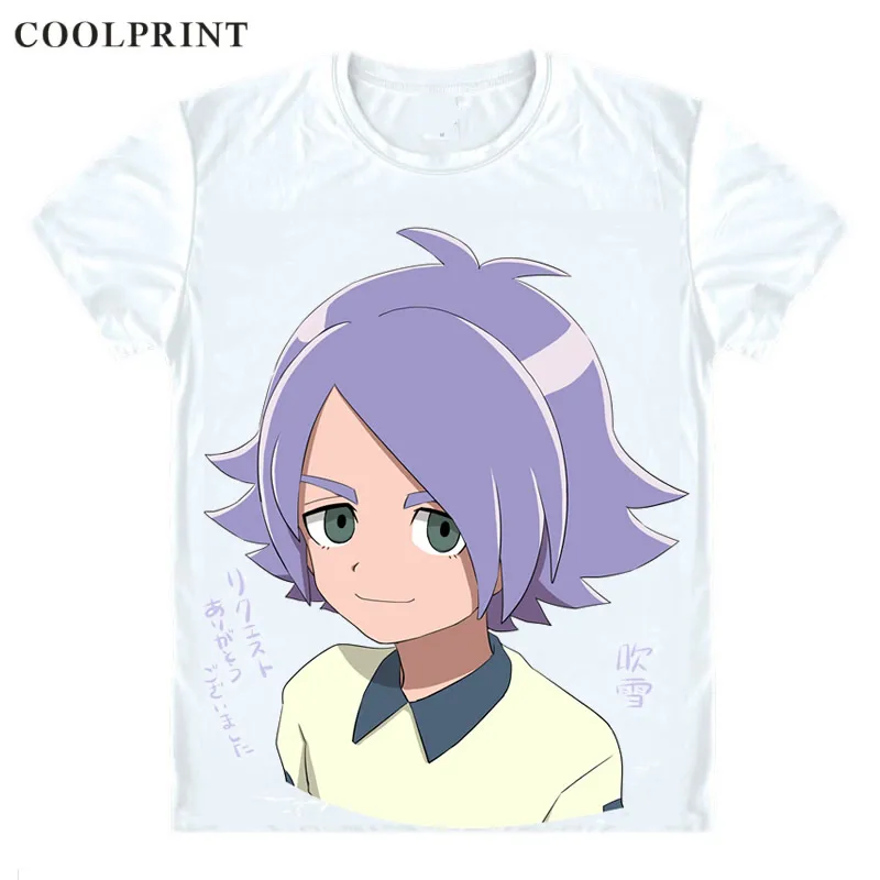 Футболка Coolprint Fubuki Shirou футболка Inazuma Eleven Twins мужская повседневная премиум-класса