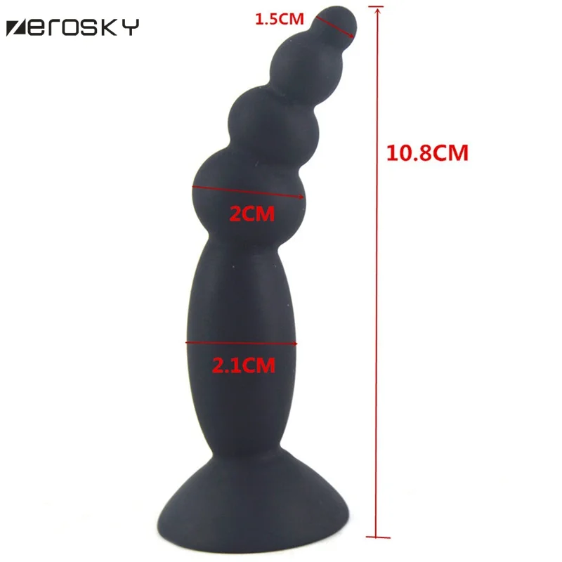 Zerosky Butt Plug Pocket Sex Toys for Women G spot Stimulate Massage Anal with Sucker Anus Expansion Bead Female | Красота и здоровье