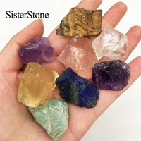 8pcs natural quartz crystal rough gemstones and minerals healing raw stones as gifts