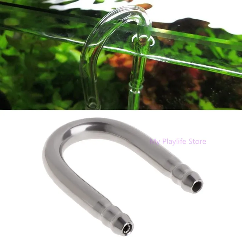 

Aquarium Tube Air Fish Tank U Shape Stainless Steel CO2 Oxygen Aerator Connector co2 system parts Fish Tank Accessories C42