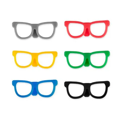 6pcs clip on cup top Силиконовые маркеры для бокала вина, белый, черный, кот, котенок, котенок, вечерние метка на чашку, чашка для питья, идентификация, стеклянные подвески - Цвет: 6pcs clip on cup top