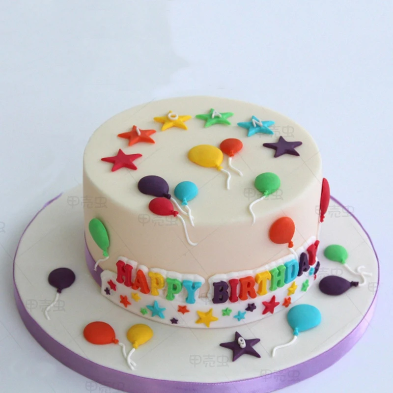 1 шт. силиконовая форма для мыла на день рождения|fondant cake decorating tools|cake toolsdecorating tools |