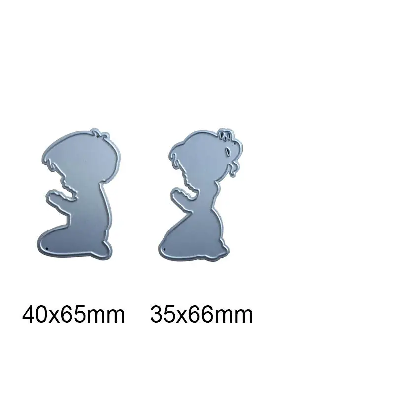 2 шт. для маленьких девочек и мальчиков металлические режущие штампы DIY альбома