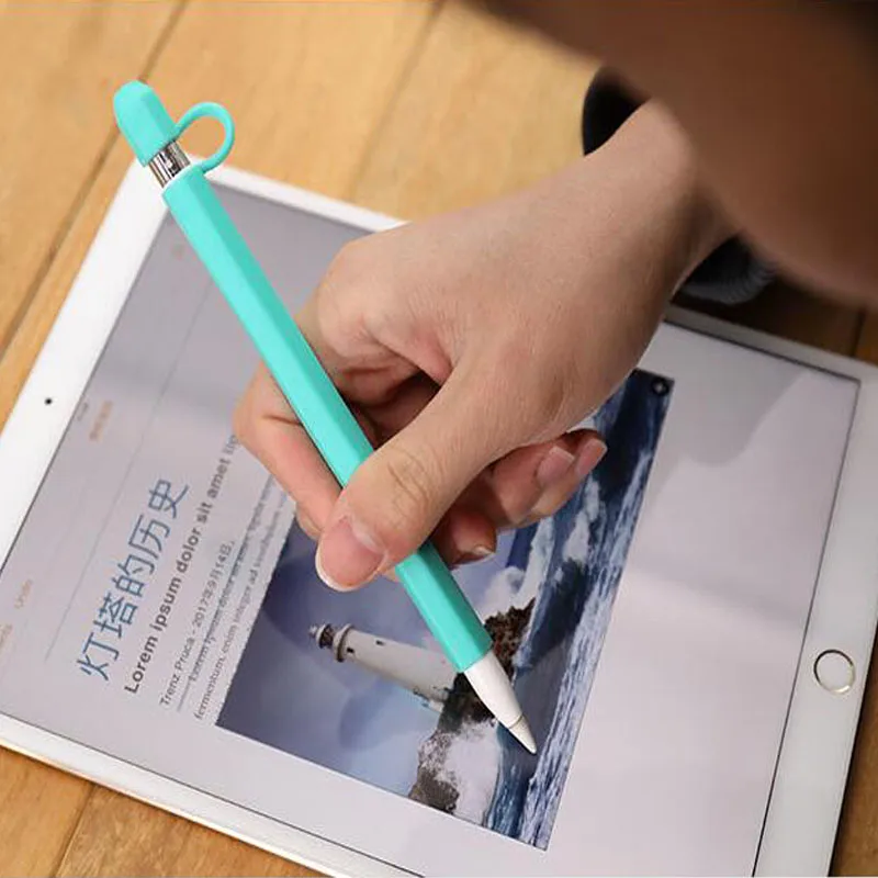 Jisoncase пенал для Apple Pencil модный силиконовый чехол Мягкий защитный против