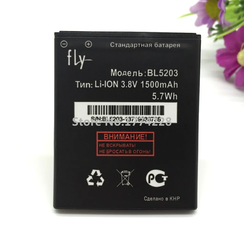 Аккумулятор MLLSE BL5203 для fly iq442 Quad Miracle 2 BL 5203 мобильный телефон|battery for|battery for flybattery