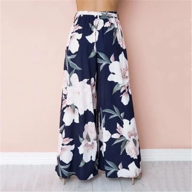 Womens High Waist Trousers Flare Wide Leg Long Loose Harem Comfy Pants Fashion Street Wear | Женская одежда