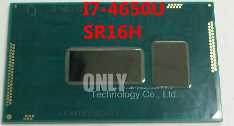 Новое и оригинальное I7-4650U SR16H I7 4650U SR16H 1,7G-3,3G/4 M bga cpu