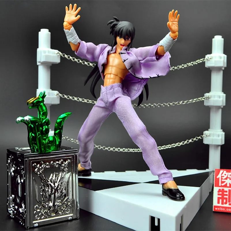 Jacksdo Saint Seiya Ткань Миф Повседневный Дракон Shiryu Pandora коробка маленькая ткань|box