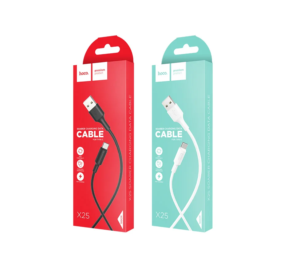 HOCO usb type-C кабель для samsung Quick Charge QC3.0 USB-C кабель для быстрой зарядки и синхронизации данных для Xiaomi huawei One Plus Android