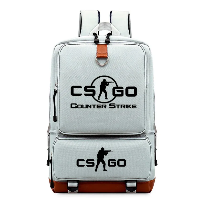 white 3 WISHOT CSGO P90 Раш B рюкзак на плечо для путешествий, школьная сумка, рюкзак для подростков, мужчин и женщин, повседневные сумки для ноутбуков - Цвет: white 3