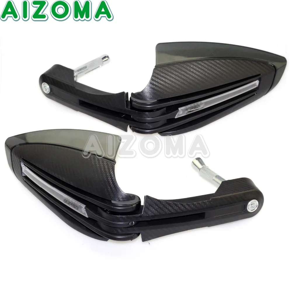 Мотоцикл X-T-armac Handguards светодио дный Trun сигнал Flasher индикатор ручной щитки Мотокросс скутеры грязь гоночный велосипед протектор