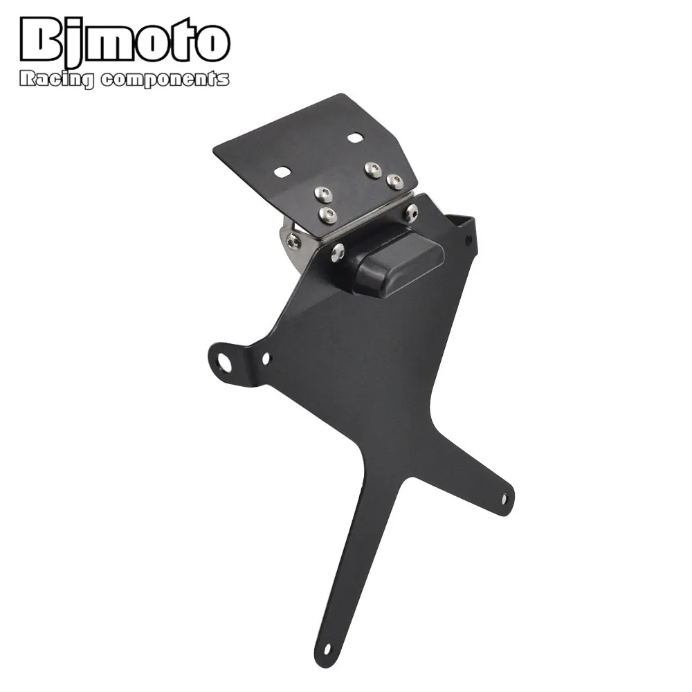 Мотоциклетный кронштейн Bjmoto MT07 с регулируемым номером для Крепления номерного