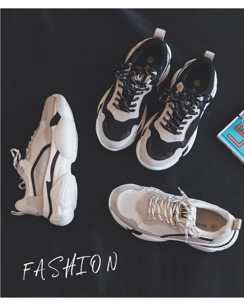 {D& Henlu}/белые кроссовки; Chaussure Femme; обувь для бега; женские дышащие кроссовки на платформе 5 см, визуально увеличивающие рост; женские кроссовки; Bambas Mujer;