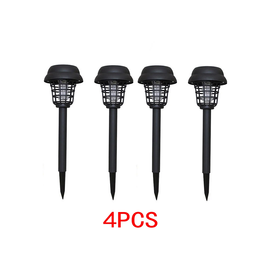 4pcs 6 шт. противомоскитная лампа-убийца на солнечных батареях уличные наземные светодиодные москитные вредители ловушка для насекомых Zapper KillerPath освещение#30 - Цвет: 4pcs