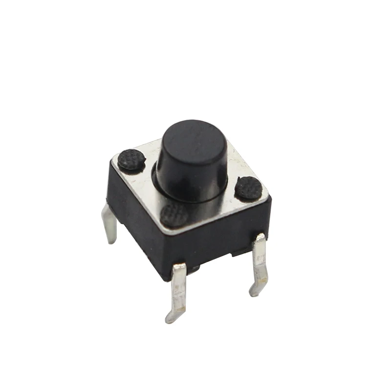 100 шт./лот 6x6x6 мм 4PIN тактильная тактовая кнопка Raspberry pi микро переключатель прямой